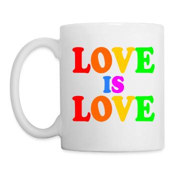 Love is love - Mug - white - Left