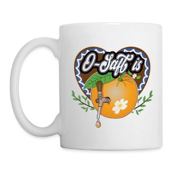 O Saft is! Geschenk - Tasse - Weiß - Links