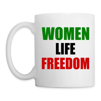 Women life freedom - Mug - white - Left