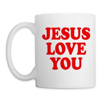 Jesus love you - Mug - white - Left