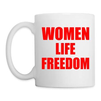 Women life freedom - Mug - white - Left