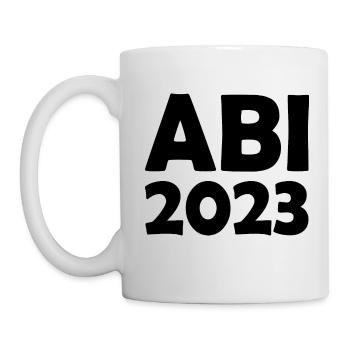 Abi 2023 - Tasse - Weiß - Links