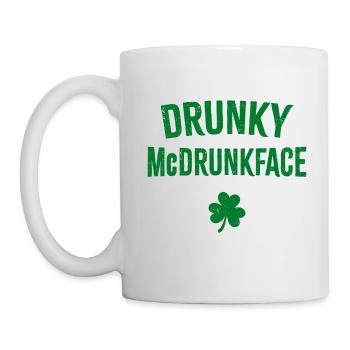 Ivrogne McDrunkface - Mug blanc - blanc - Gauche