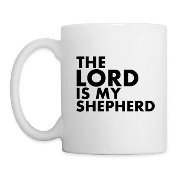 DER HERR IST MEIN HIRTE - Tasse - Weiß - Links