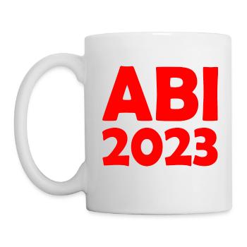 Abi 2023 - Tasse - Weiß - Links