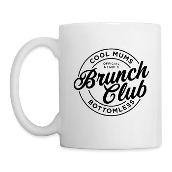 Cool Mums Brunch Club - Tasse - Weiß - Links