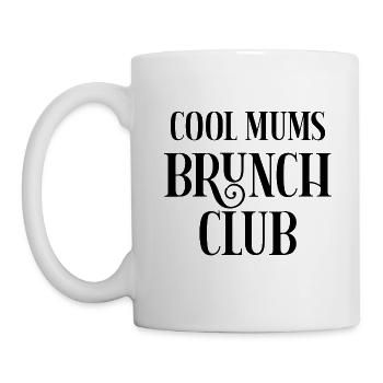 Cool Mums Brunch Club - Tasse - Weiß - Links