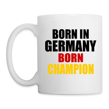 born in germany born champion - Allemagne - Mug blanc - blanc - Gauche