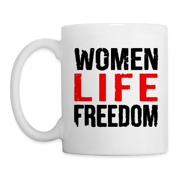 Women life freedom - Tasse - Weiß - Links