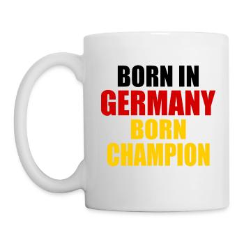 born in germany born champion - - Mug blanc - blanc - Gauche