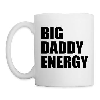 Big daddy energy - Tasse - Weiß - Links