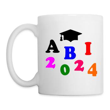 Abi 2024 - Tasse - Weiß - Links