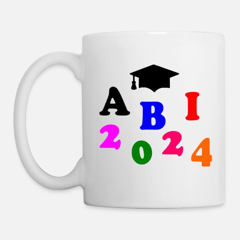 Abi 2024 - Tasse - Weiß