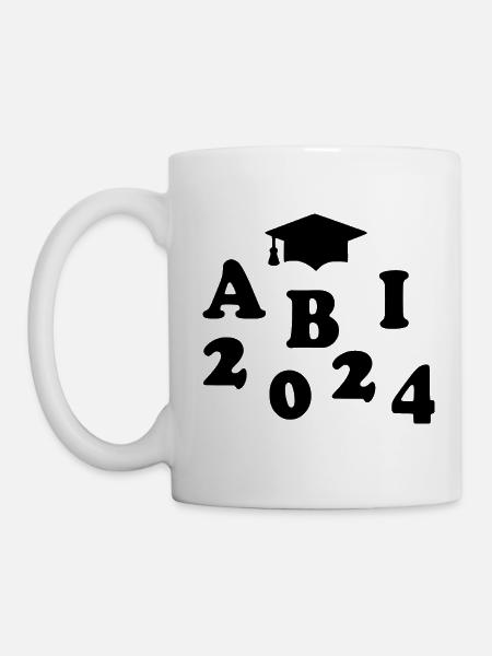 Abi 2024 - Tasse - Weiß