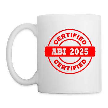 Abi 2025 - Tasse - Weiß - Links