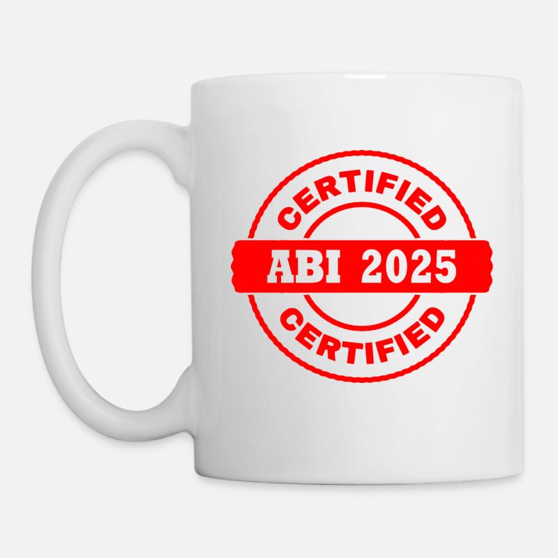 Abi 2025 - Tasse - Weiß