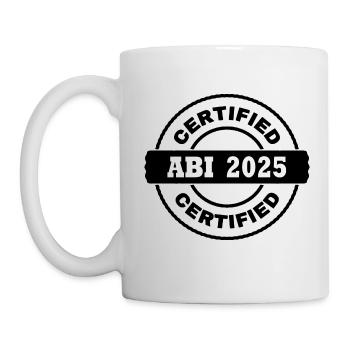 Abi 2025 - Tasse - Weiß - Links