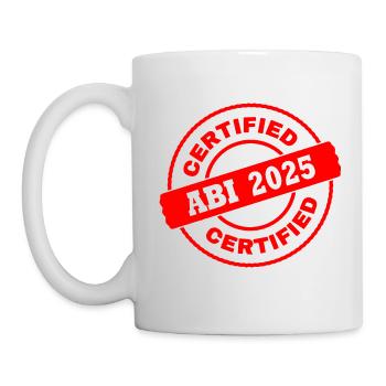 Abi 2025 - Tasse - Weiß - Links