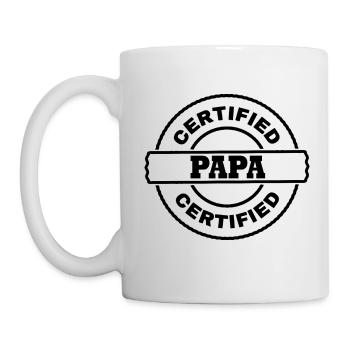 Papa - Mug blanc - blanc - Gauche