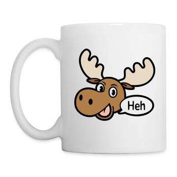 Amused Moose - Mug - white - Left
