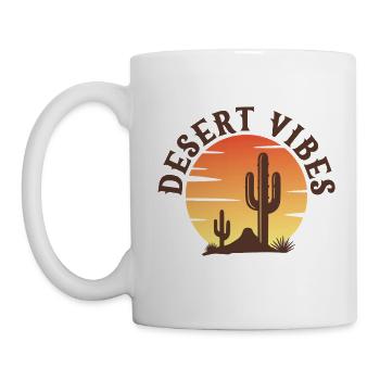 Wüsten-Vibes - Tasse - Weiß - Links