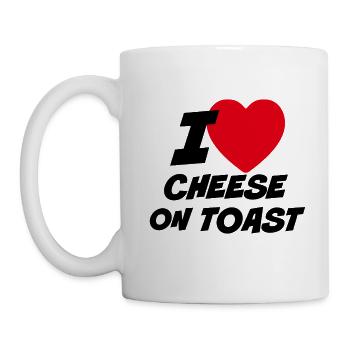 I Love Cheese on Toast - Mug - white - Left