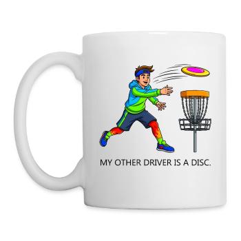 Disc Golf Player - Mug - white - Left