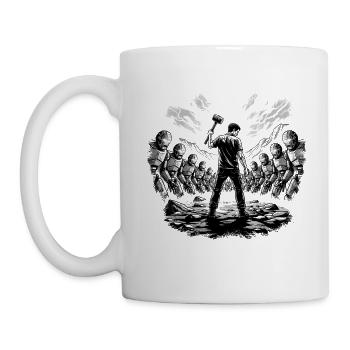 Der letzte Widerstand - Tasse - Weiß - Links