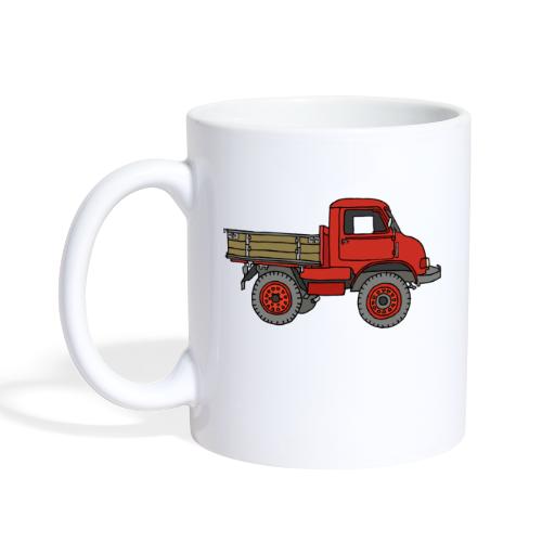 Roter Lastwagen, LKW, Laster - Tasse