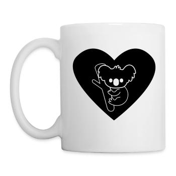 Amour de koala - Mug blanc - blanc - Gauche