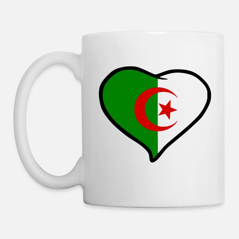 Drapeau Algérie - Mug blanc - blanc