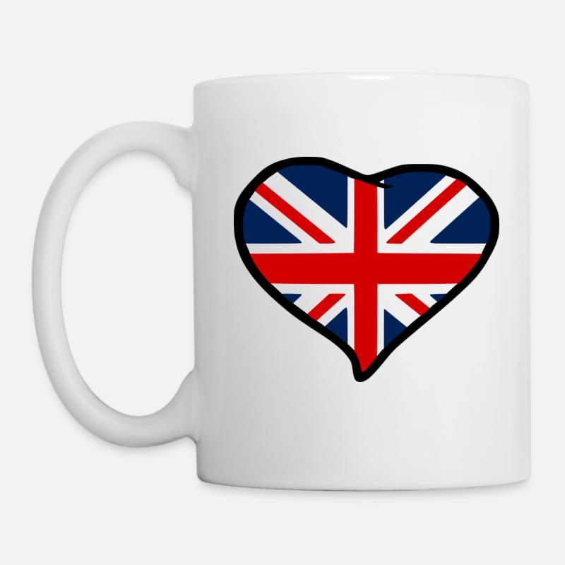 Union Jack - Mug - white