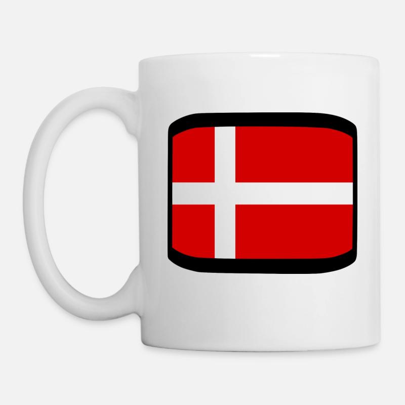 Dänemark - Tasse - Weiß
