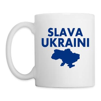 Slava ukraini - Tasse - Weiß - Links