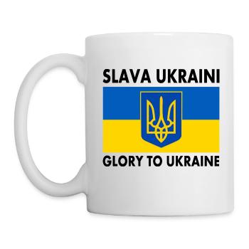 Slava ukraini - Mug - white - Left