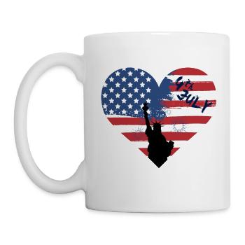 4thof July Independence Day - Tasse - Weiß - Links