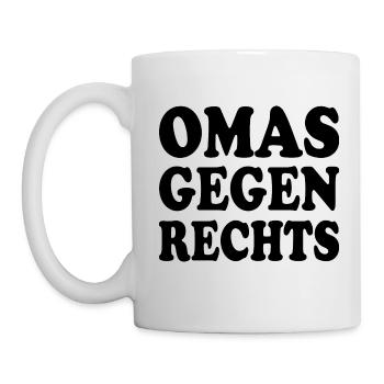 Omas gegen rechts - Tasse - Weiß - Links