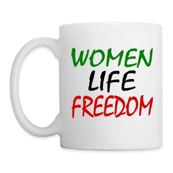 Women life freedom iran - Mug - white - Left