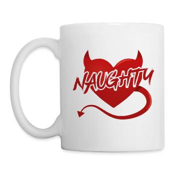 Devil Heart Coquin - Mug blanc - blanc - Gauche