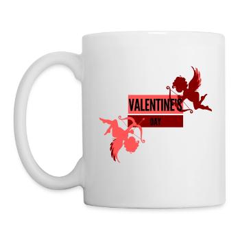 Valentine's day - cupid - Mug - white - Left