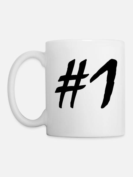 #1 - Tasse - Weiß