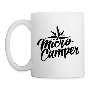 Mikro Camping - Tasse - Weiß - Links