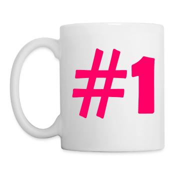 #1 - Tasse - Weiß - Links