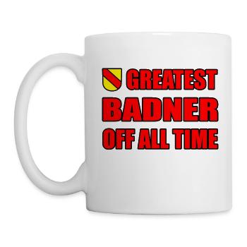 Witziger Badner Spruch Badisch Großherzogtum Baden - Tasse - Weiß - Links