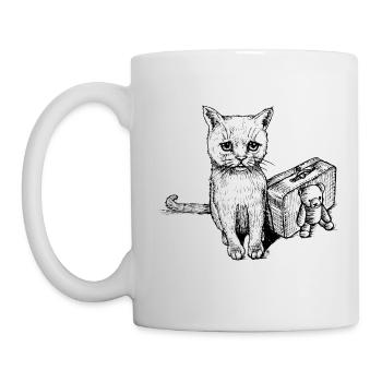 Perdu - Mug blanc - blanc - Gauche