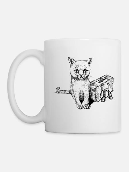Perdu - Mug blanc - blanc