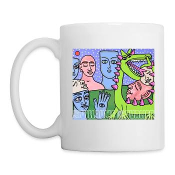 Dream of stones - Mug - white - Left