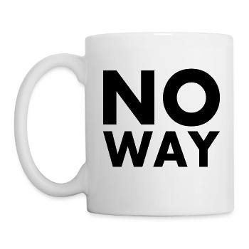 No way - Mug - white - Left