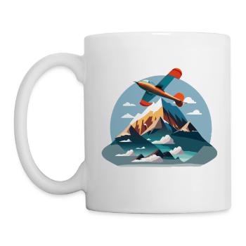 RedTipMountain (en anglais seulement) - Mug blanc - blanc - Gauche
