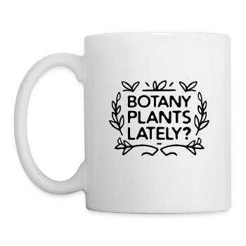 Botany plants lately funny plant hoarder - Mug - white - Left